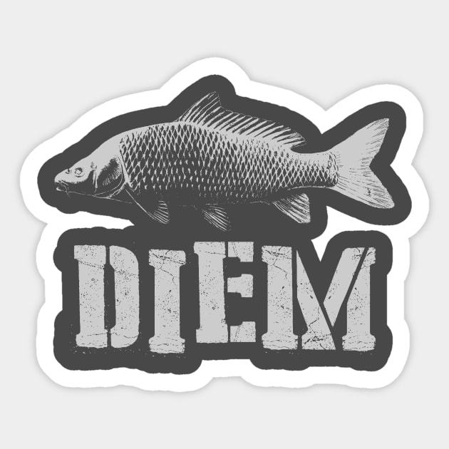 Carpe Diem Sticker by JohnnyBoyOutfitters